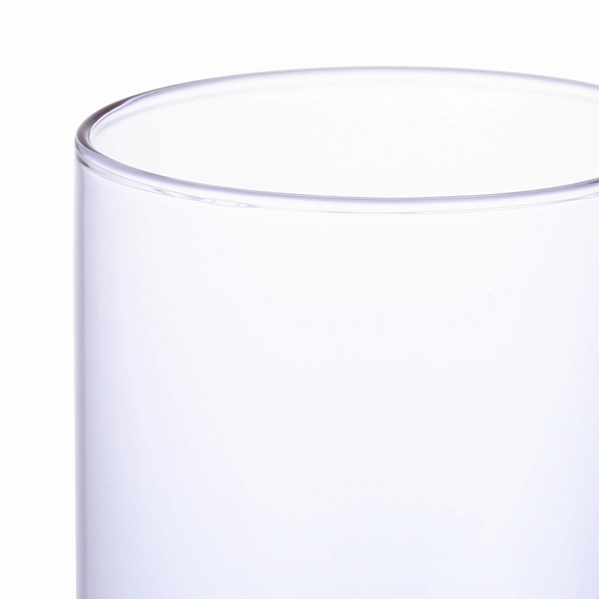 Bicolor Glass Mug Purple