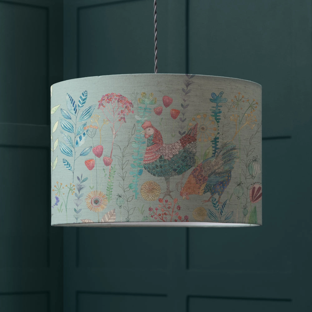 Bilbury Flock Eva Lamp Shade Robins Eggmodern home decor ,home decor for bedroom 