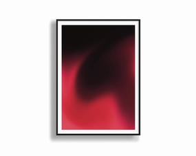 Black&Red Wave Gradientmodern abstract painting decor