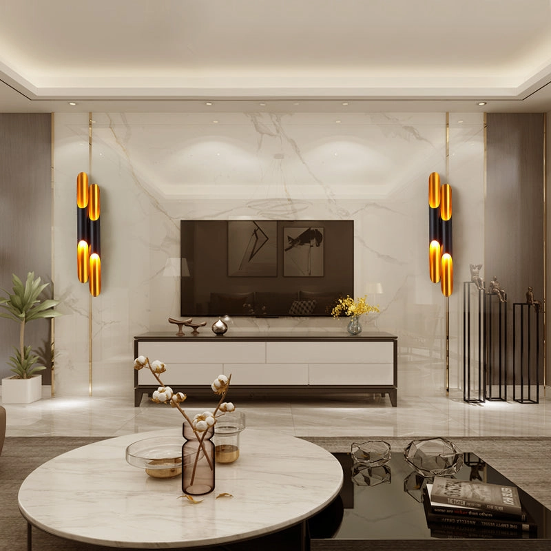 Black and Gold Wall Light