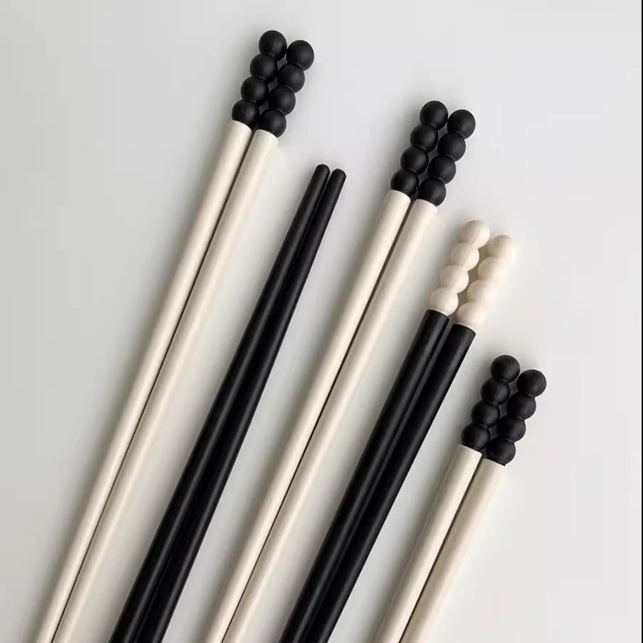 Black and White Chopsticksmodern kitchen decor ,kitchen dinner set ,dinnerware 