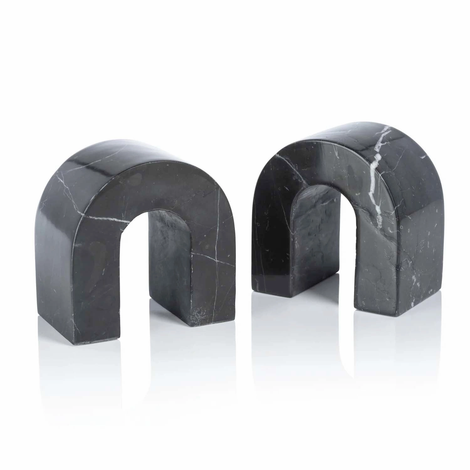 Black Marble Bookendnordic minimalist vase