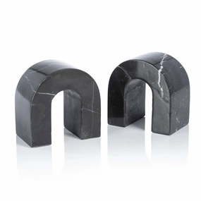 Black Marble Bookendnordic minimalist vase