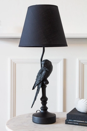 Black Parrot Table Lamp With Lamp Shadekids table lamp,modern table lamp