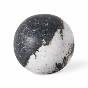 Black White Marble Ball Orbnordic style desktop ornaments