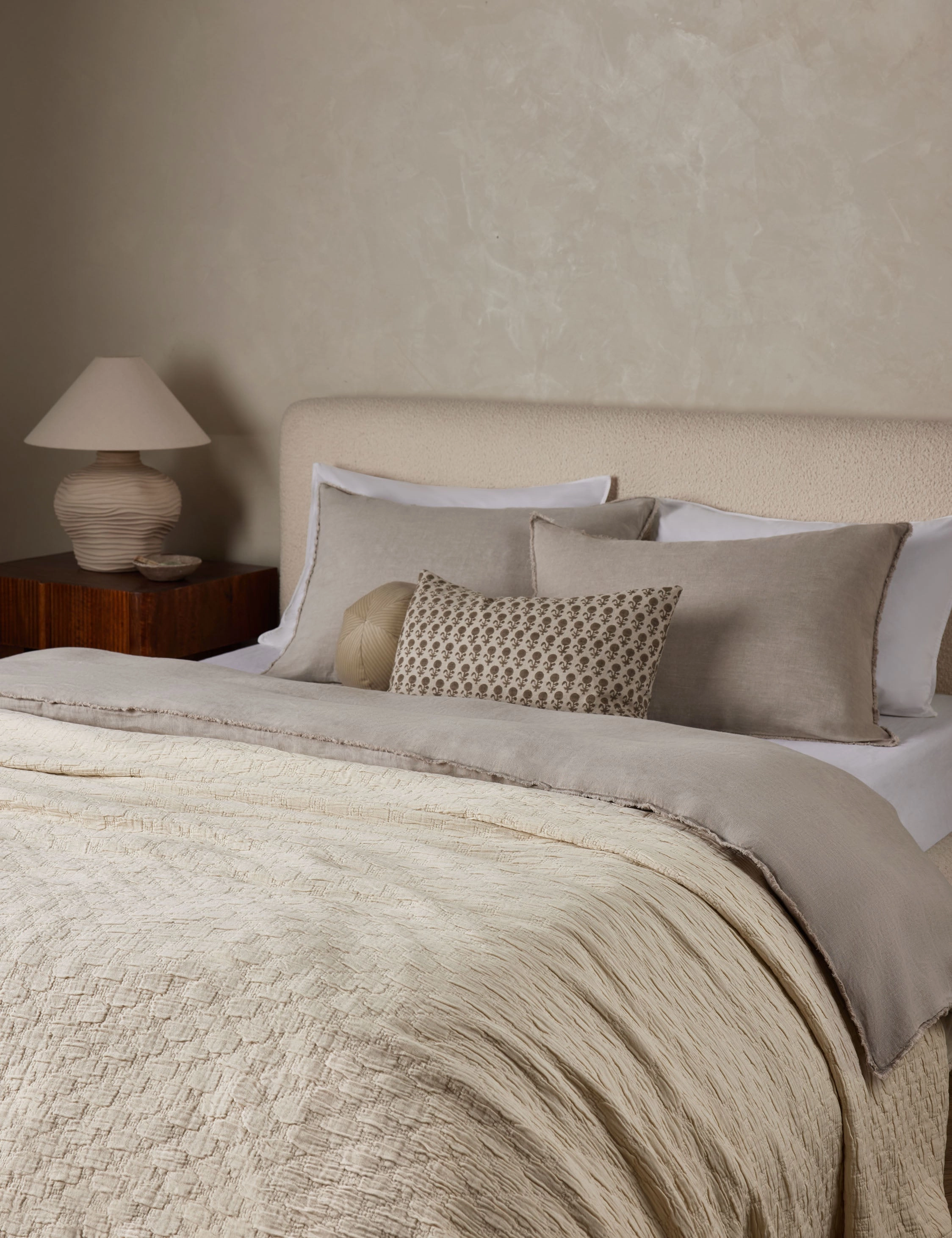 Blair Stonewashed Linen Duvet by Pom Pom at Home