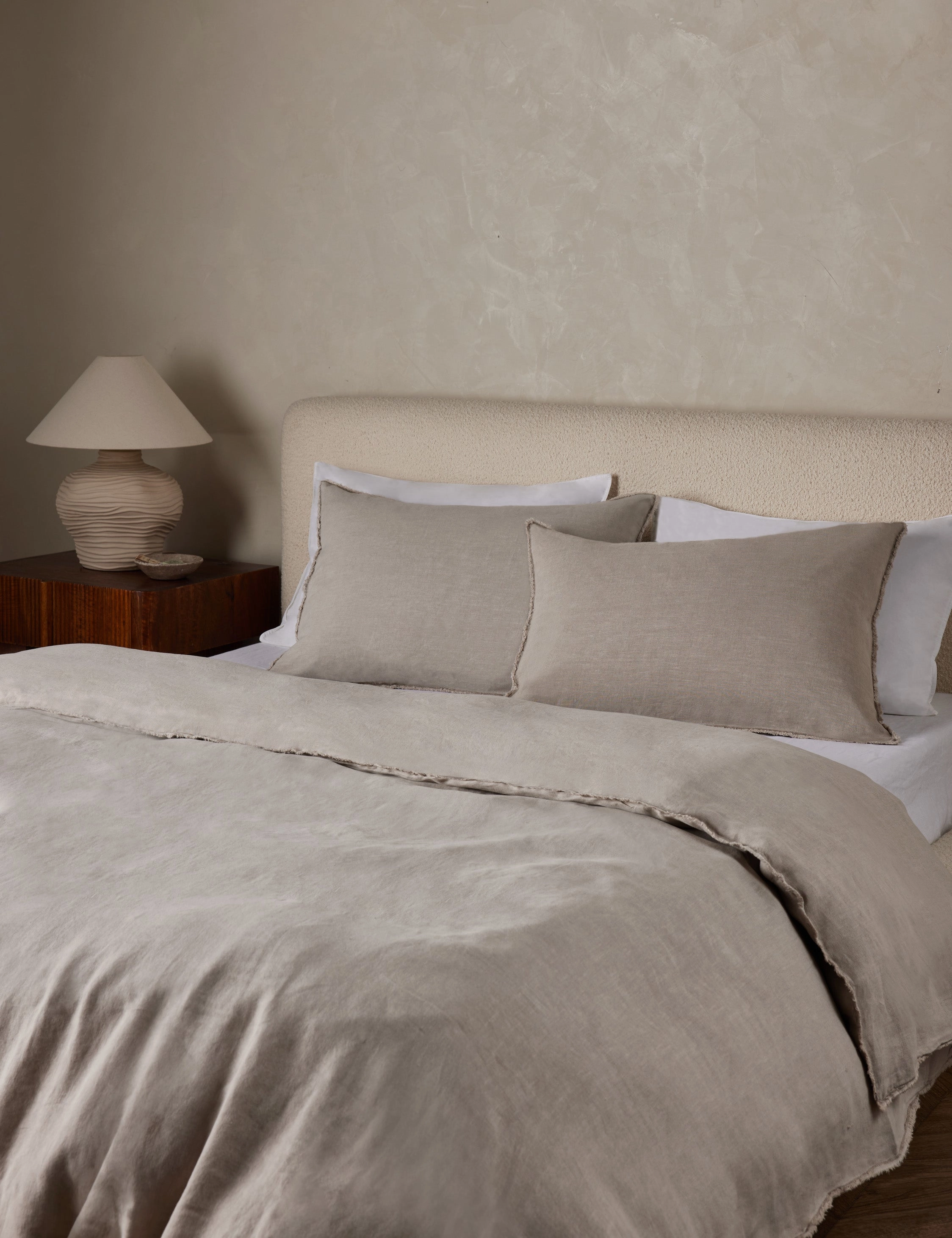 Blair Stonewashed Linen Duvet by Pom Pom at Home