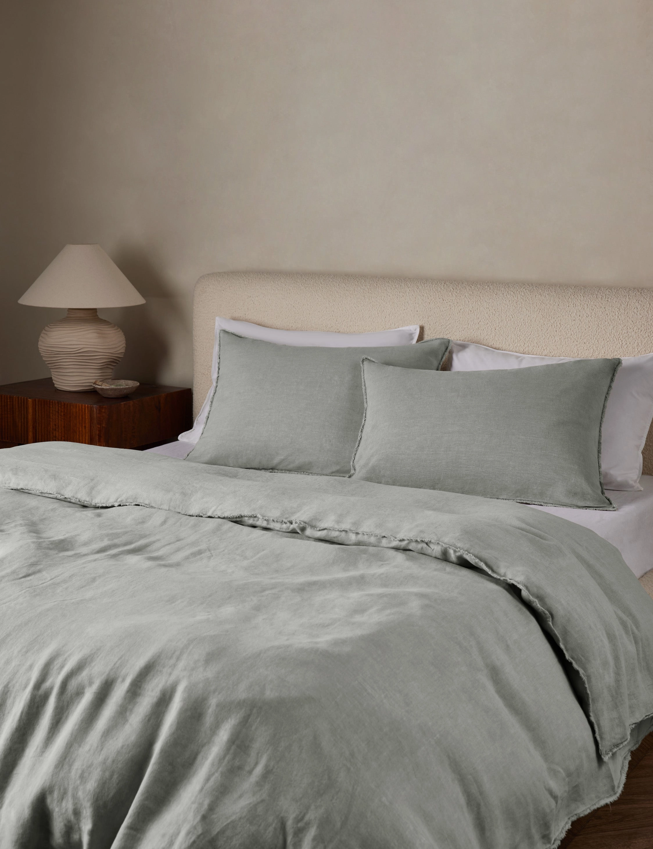 Blair Stonewashed Linen Duvet by Pom Pom at Home