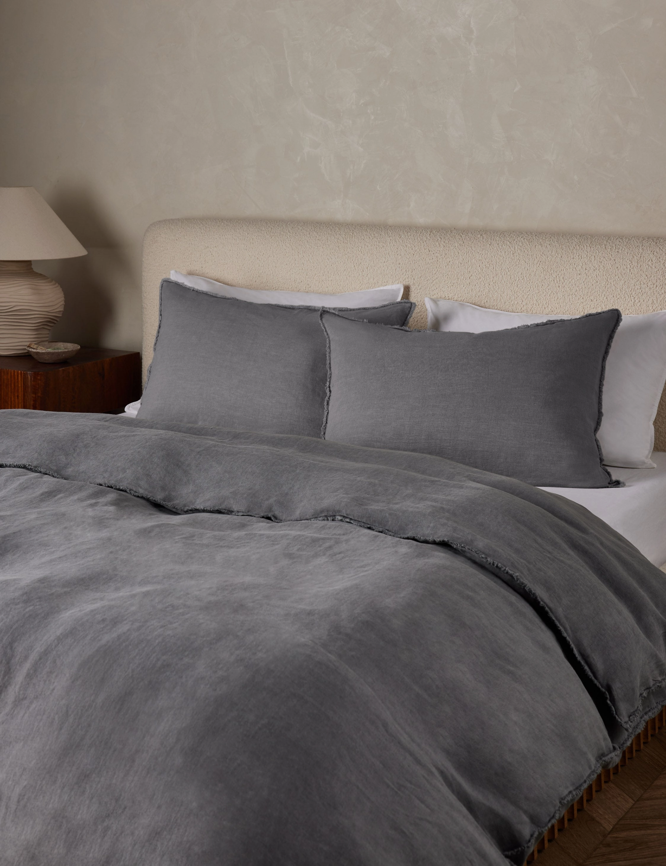 Blair Stonewashed Linen Sham by Pom Pom at Home