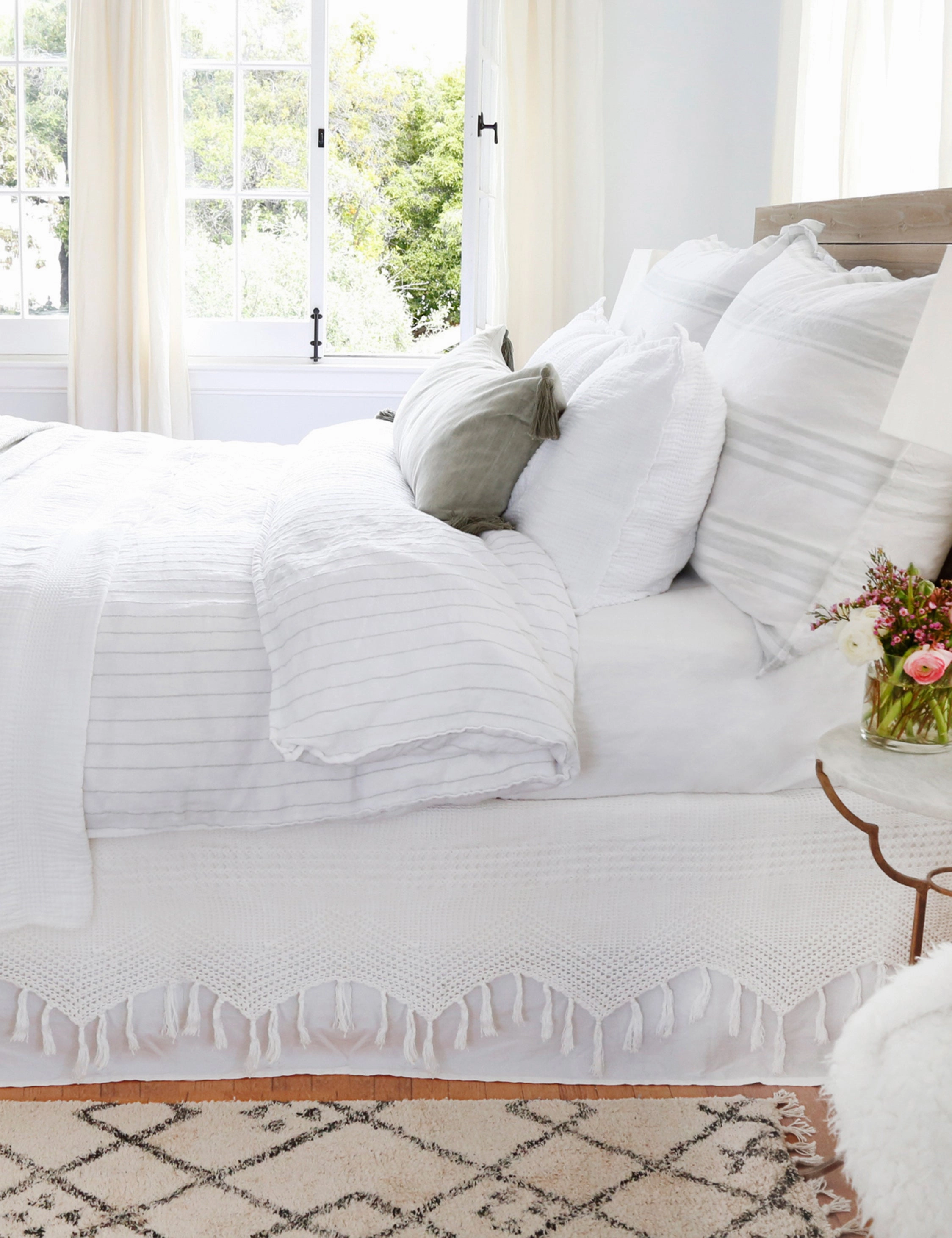 Blake Linen Duvet by Pom Pom at Home