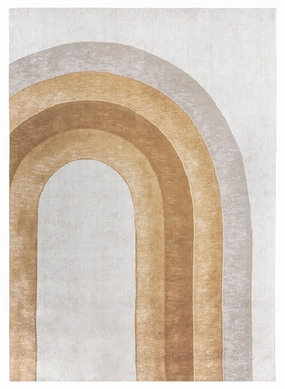 Blake Orange Rainbow Rugmodern color block patchwork rug