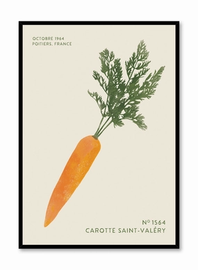 Block Print Carrot, Posterpop culture themed posters