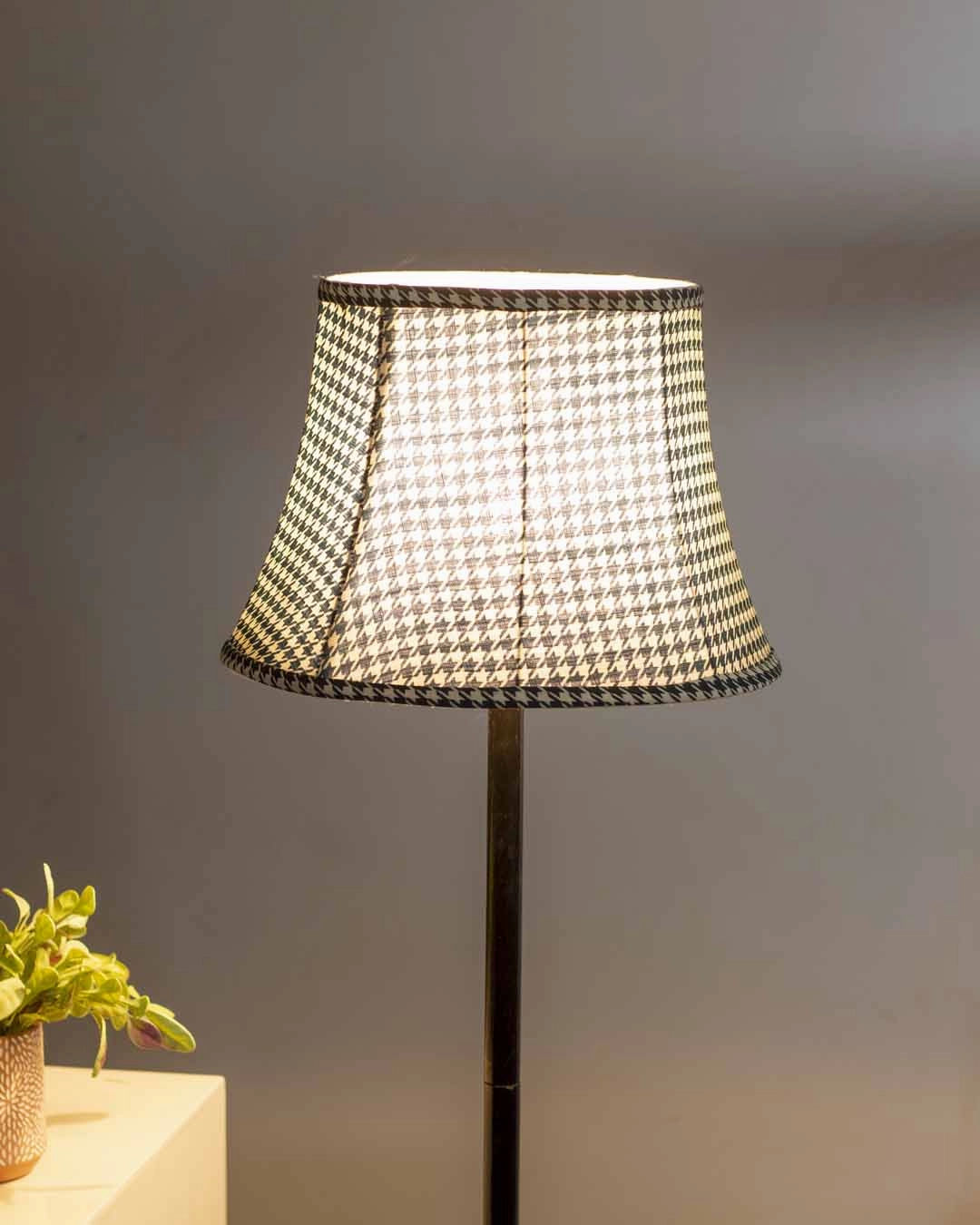 Blue & White Empire Lamp Shade