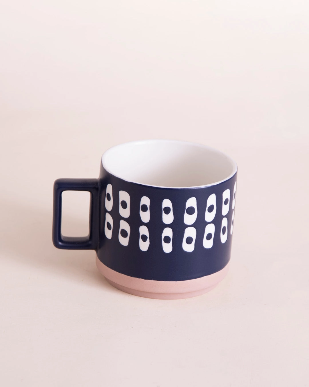 Blue & White Sunrise Charm Mug