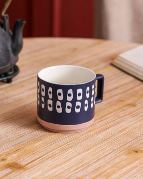 Blue & White Sunrise Charm Mugmodern kitchen decor ,kitchen dinner set ,dinnerware 