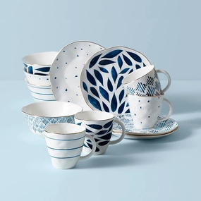 Blue Bay 12-Piece Dessert Setmodern kitchen decor ,kitchen dinner set ,dinnerware 