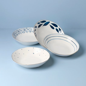 Blue Bay Dinner Bowls - Set of 4modern kitchen decor ,kitchen dinner set ,dinnerware 