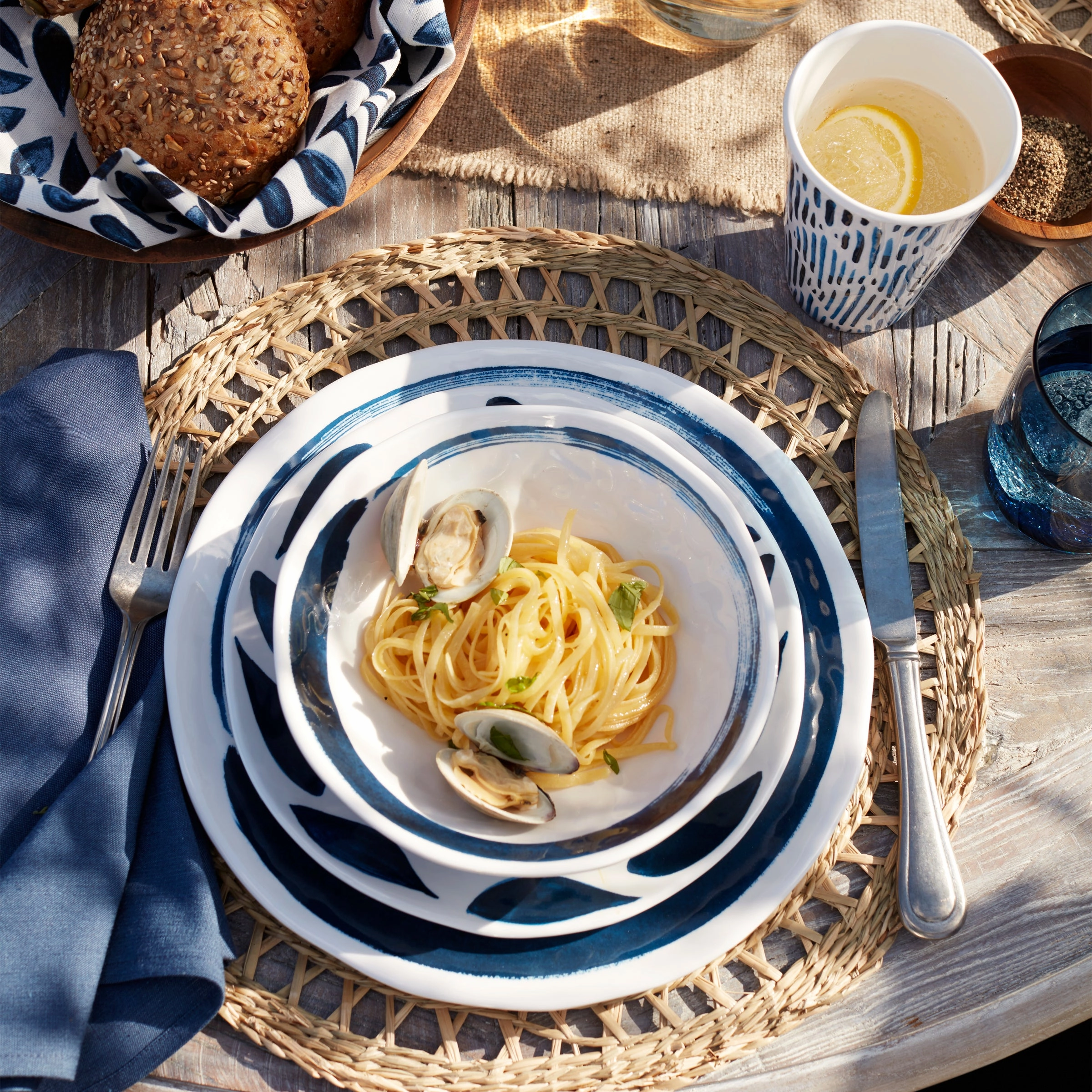 Blue Bay Melamine All-Purpose Bowls - Set of 4