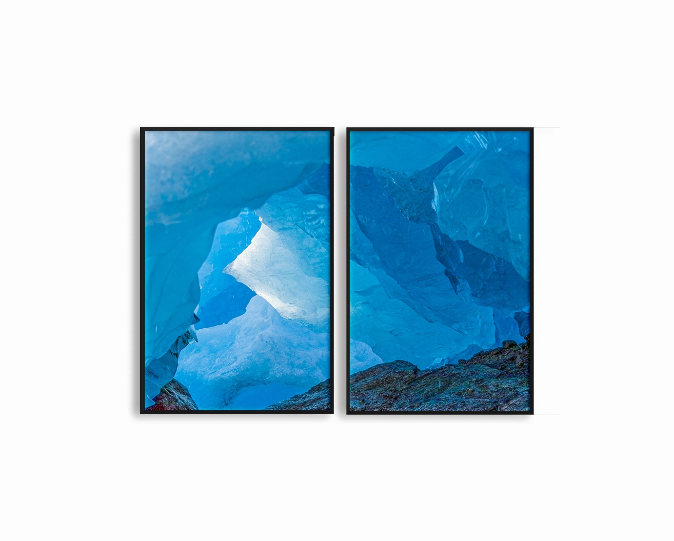 Blue Ice Set Includes Two Prints