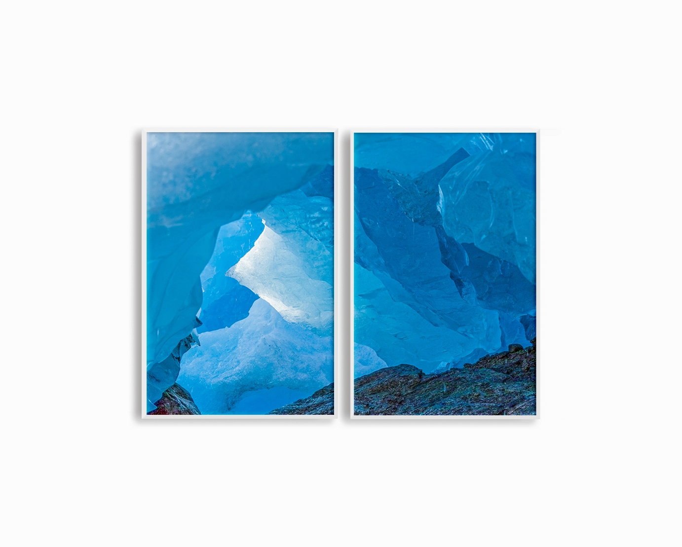 Blue Ice Set Includes Two Prints