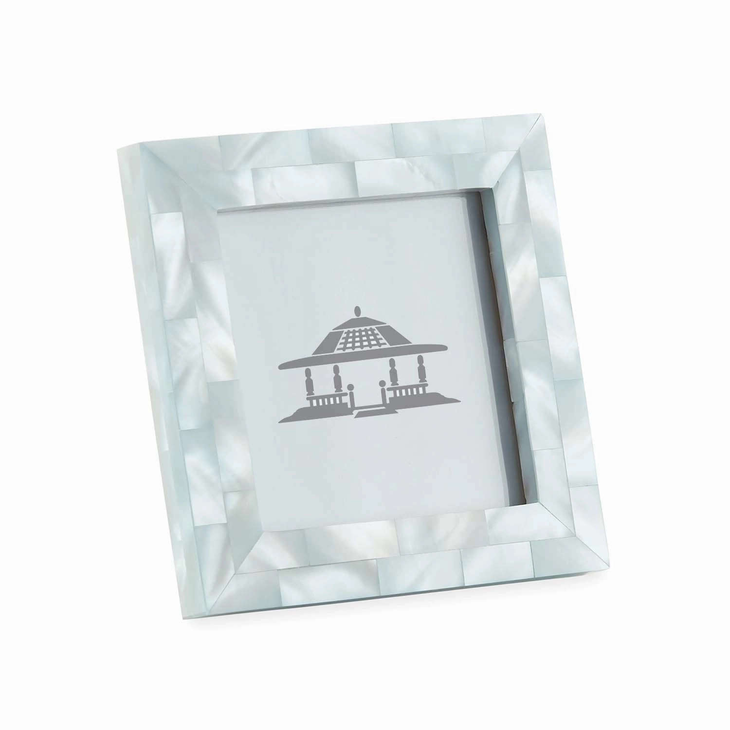 Blue Mother Of Pearl Frame - 3.5"home decor ,wall decor 