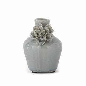Blue Raised Flower Vase - Mediumnordic style desktop ornaments
