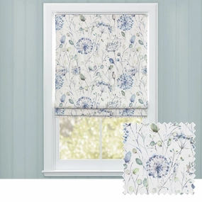 Boronia Printed Cotton Made to Measure Roman Blinds Crocus/Creamhome decor ,wall decor 