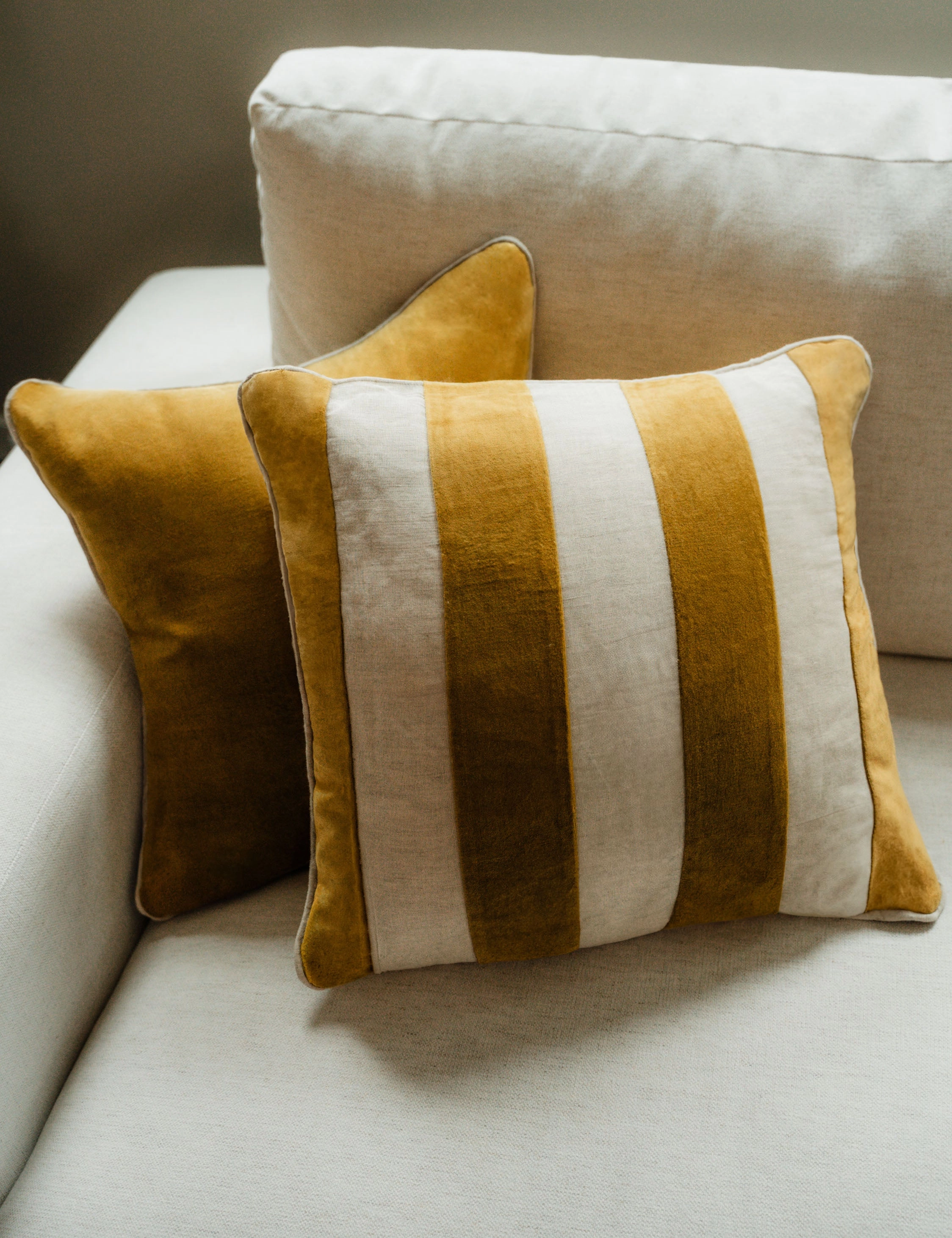 Borroto Velvet Stripe Pillow