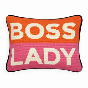 Boss Lady Needlepoint Pillowbedding sets ,throw blankets 