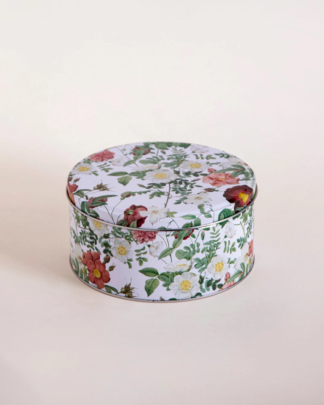 Botanical Bloom Round Storage Canister - Set Of 3