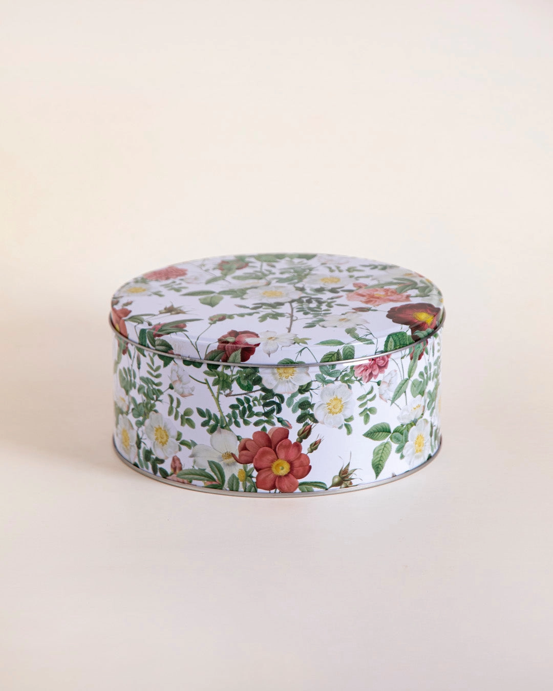 Botanical Bloom Round Storage Canister - Set Of 3