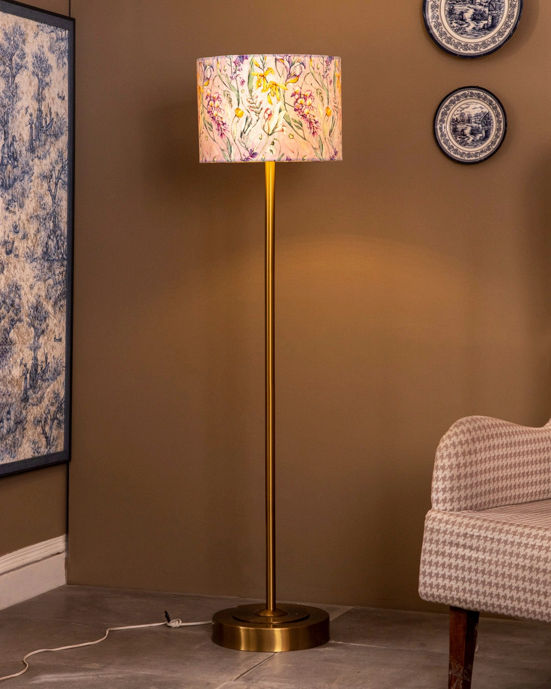Botanical Majesty Round Lamp Shade