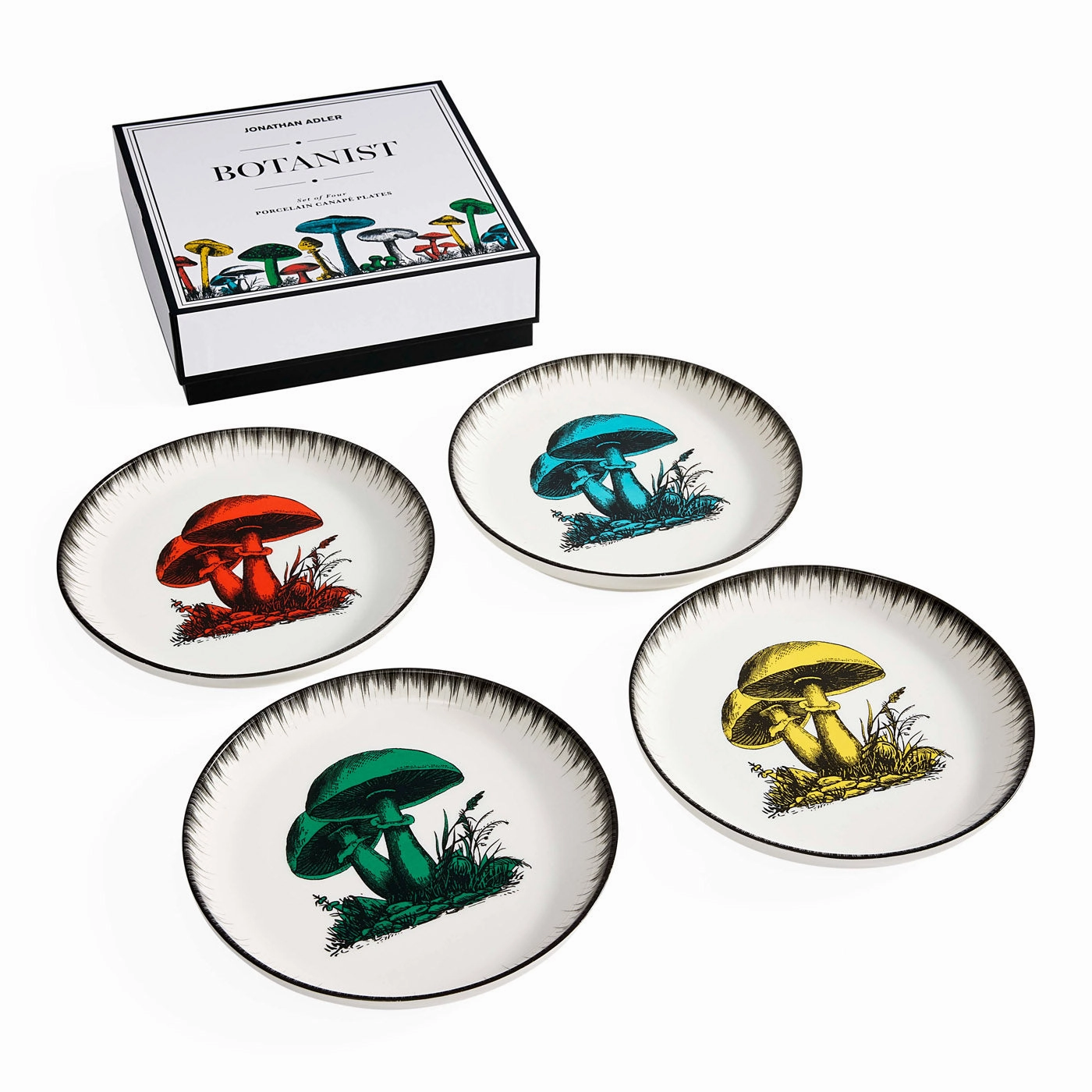 Botanist Canap?? Plate Set