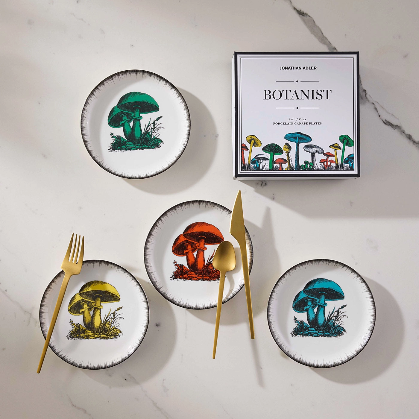 Botanist Canap?? Plate Set
