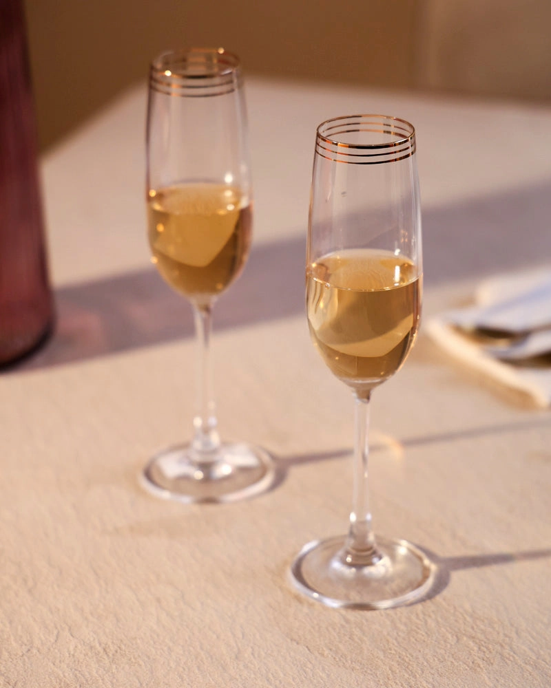 Bottega Champagne Flutes - Set of 2 - 150mlmodern kitchen decor ,kitchen dinner set ,dinnerware 