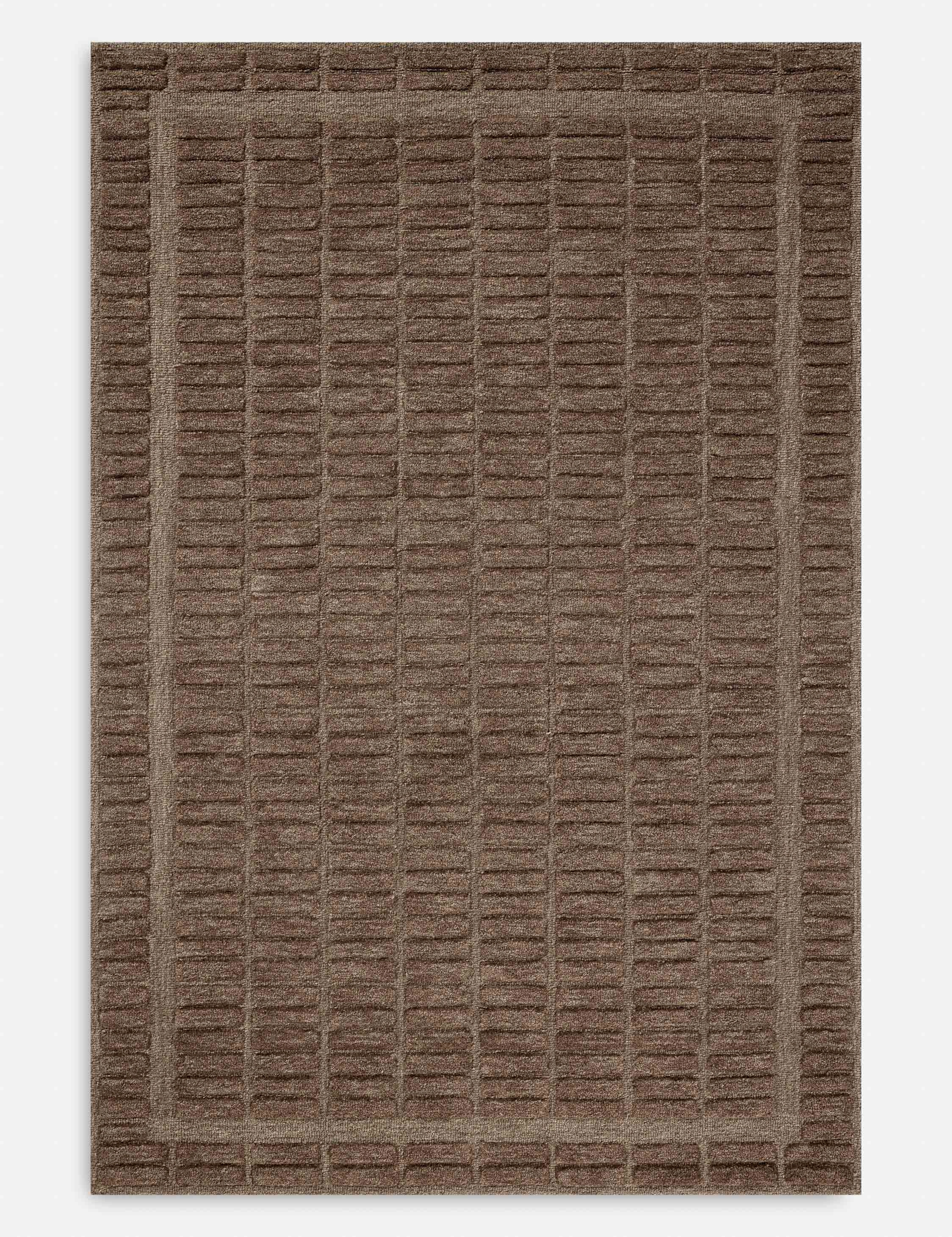 Bradley I Hand-Tufted Wool Rug by Chris Loves Julia x Loloimodern color block patchwork rug