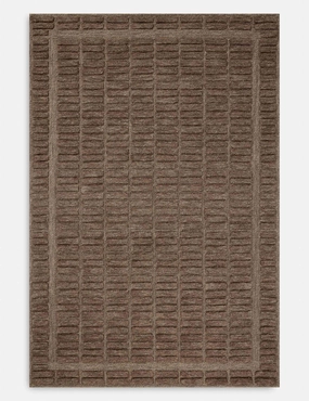 Bradley I Hand-Tufted Wool Rug by Chris Loves Julia x Loloimodern color block patchwork rug