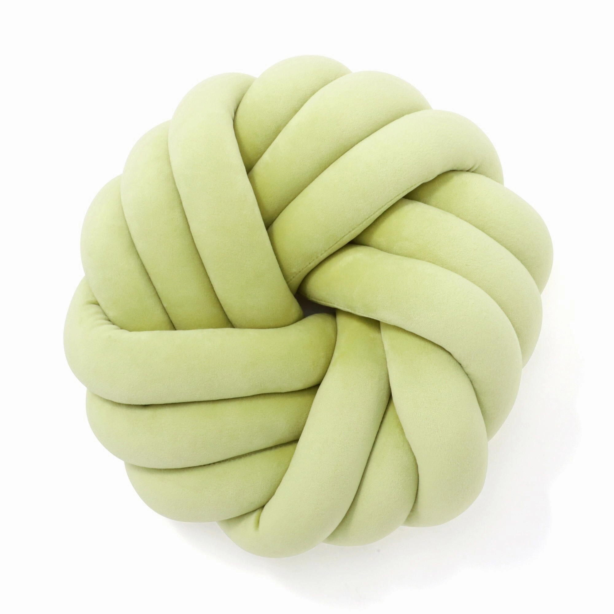 Braid Cushion Twist Light Green