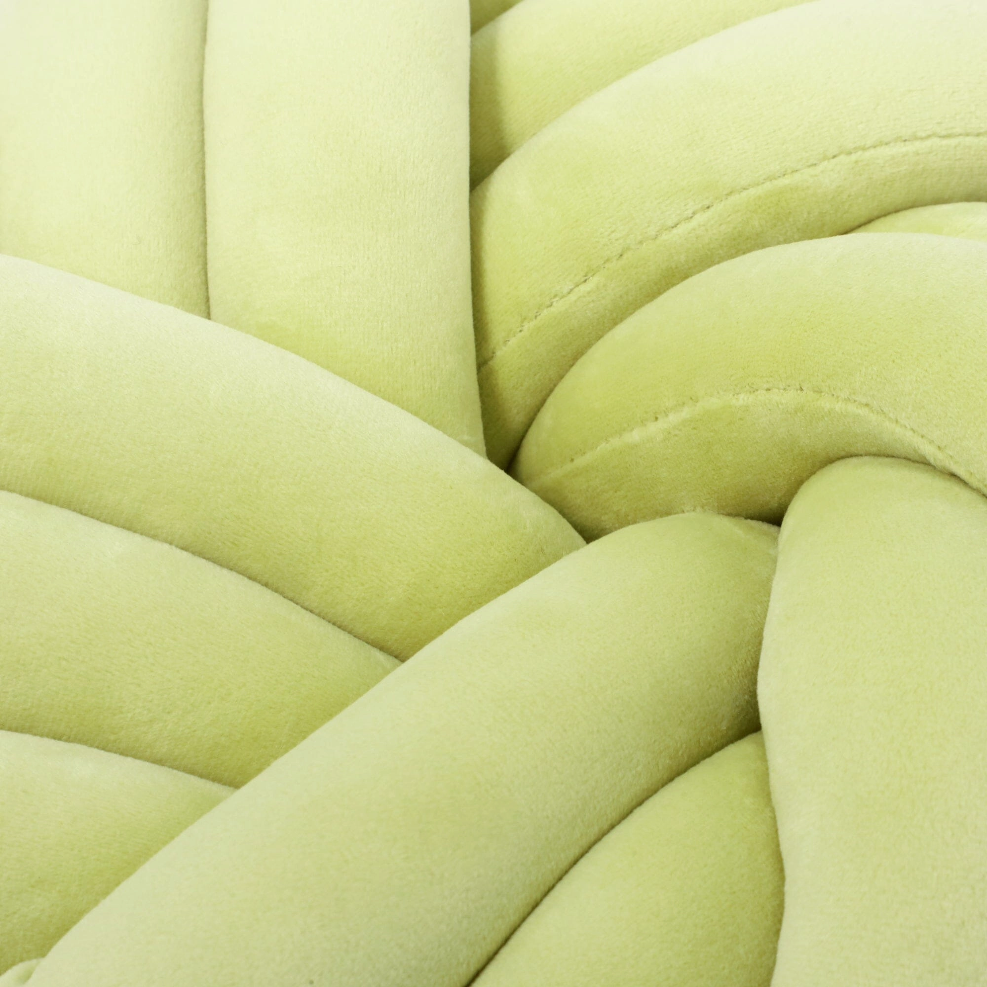 Braid Cushion Twist Light Green