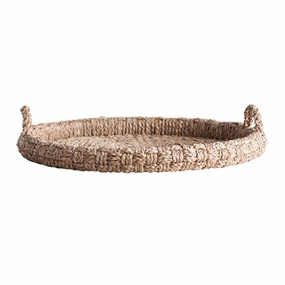 Braided Bankuan Tray with Handles - 29"home decor ,wall decor 