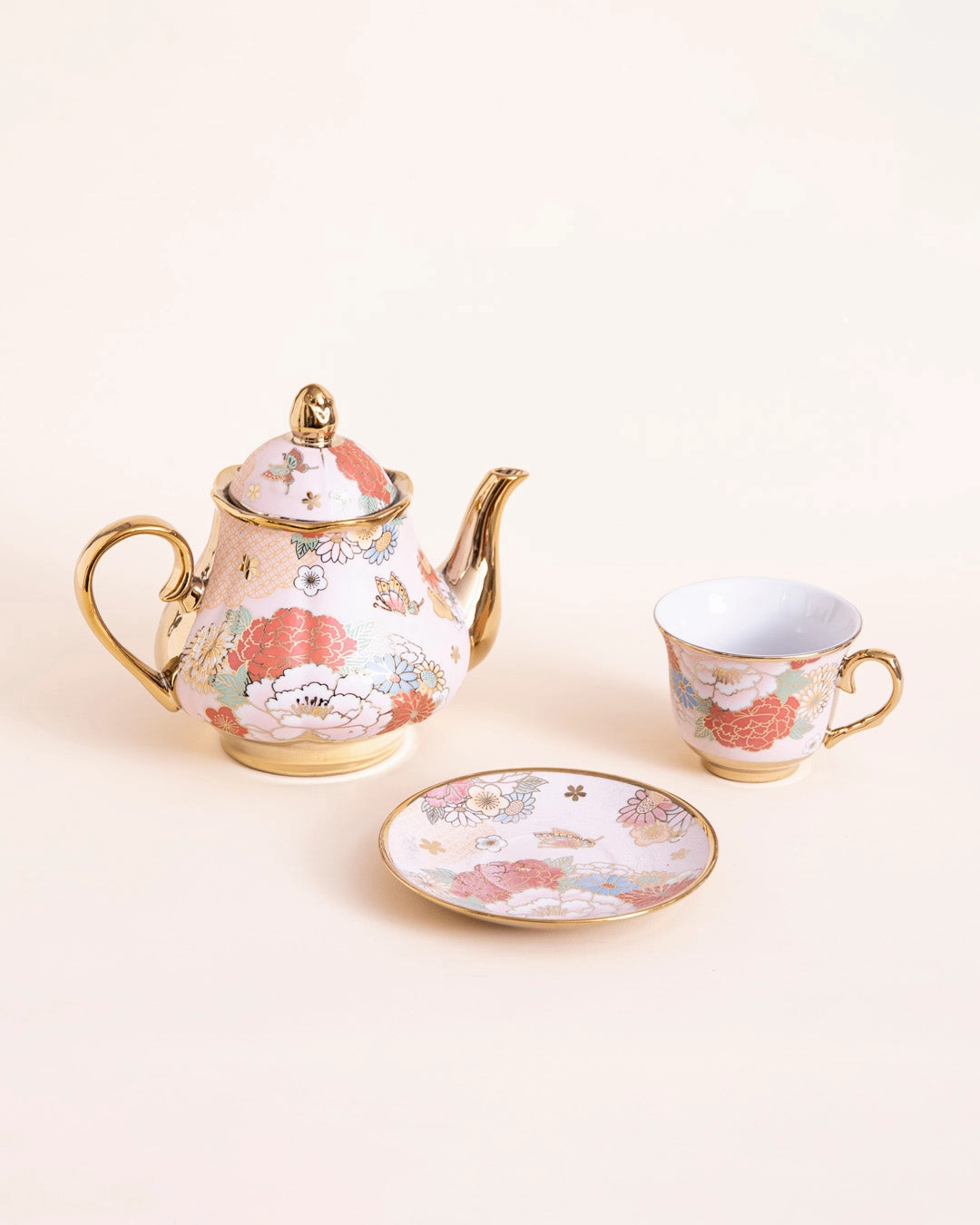Briony 14-Piece Tea Set with Stand
