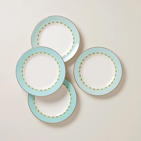 British Colonial Tradewind Dinner Plates - Set of 4modern kitchen decor ,kitchen dinner set ,dinnerware 