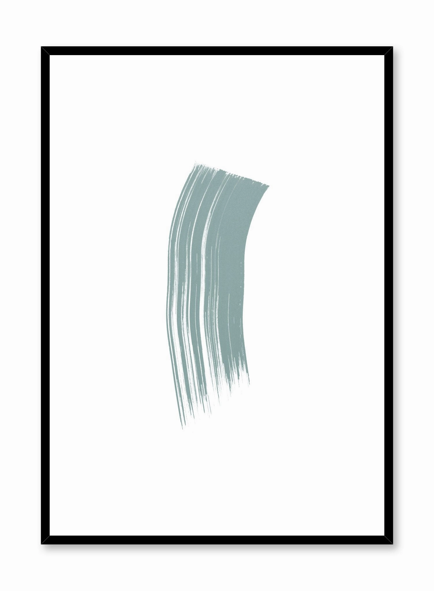 Brushstroke in Mint, Posterpop culture themed posters