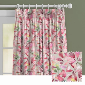 Brympton Printed Made to Measure Curtains Raspberrybedding sets ,throw blankets 
