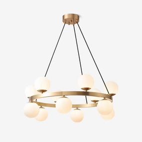 Bubbles Brass Ring Chandelierrustic chandelier,bedroom chandelier 