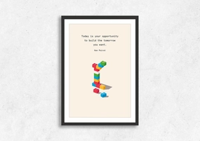 Build Your Tomorrow 1nordic style wall decor