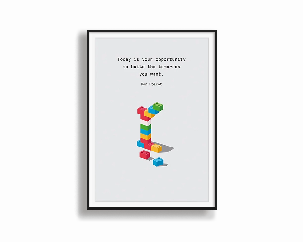 Build Your Tomorrow 2nordic style wall decor