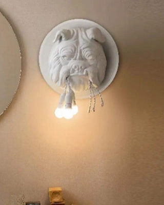 Bull Dog Wall Sculpture Lightmodern wall lamp,smart wall lamp