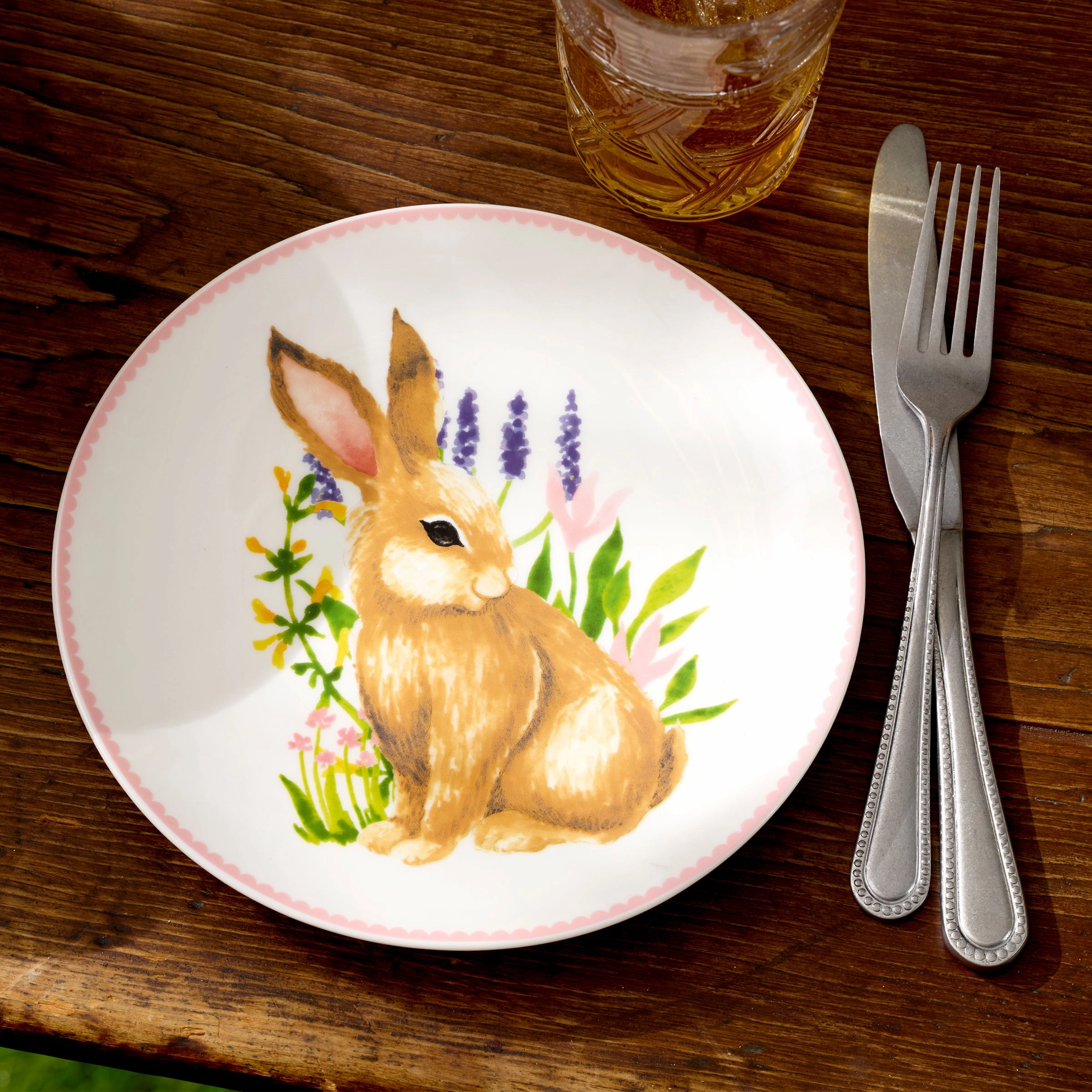 Bunny Accent Plates - Set of 4