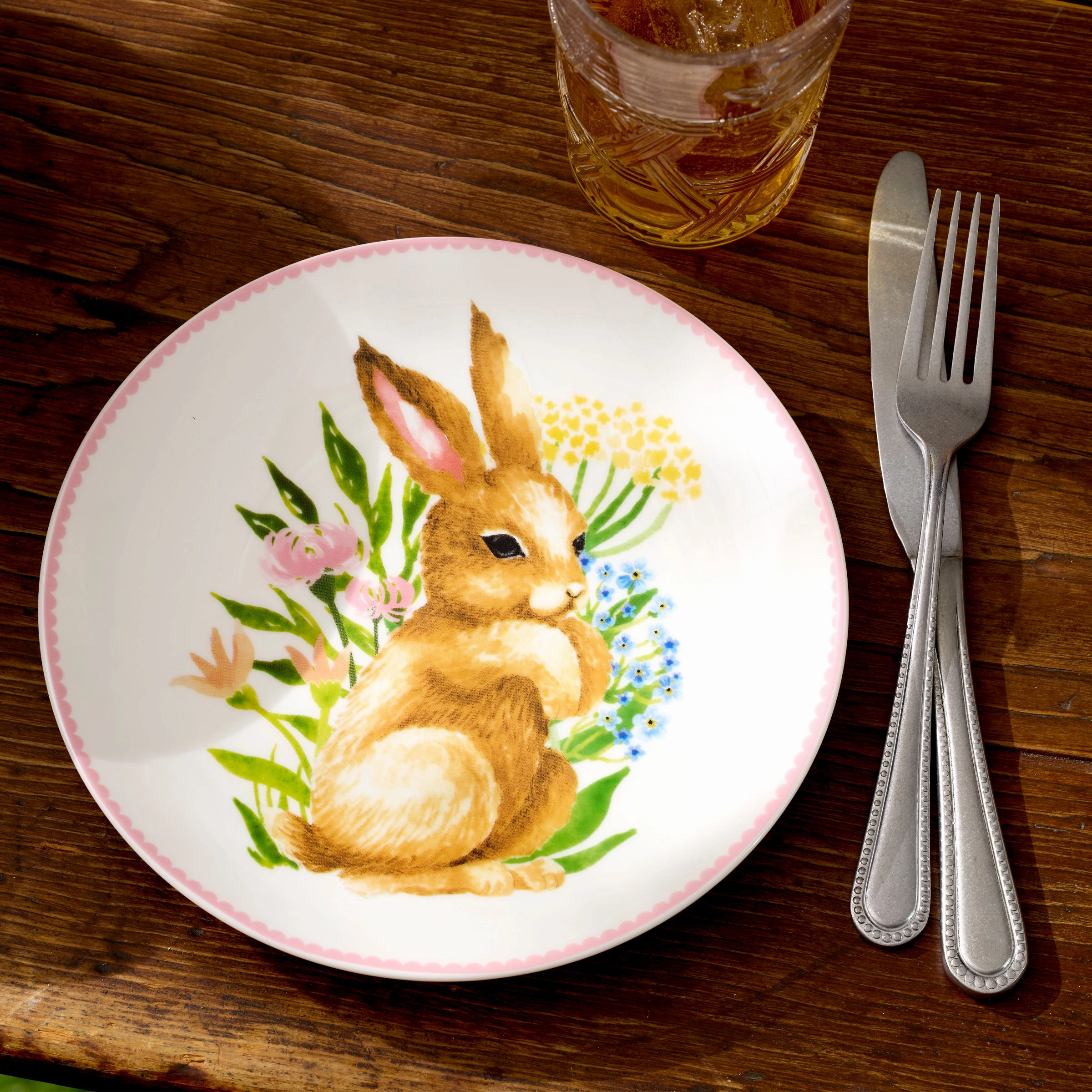 Bunny Accent Plates - Set of 4